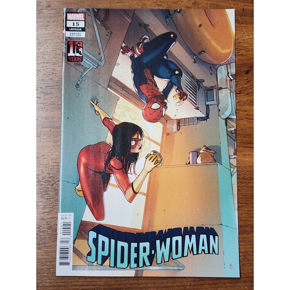 SPIDER-WOMAN #15 Miles Morales 10th Anniv VARIANT 2021 Marvel Comics Avengers